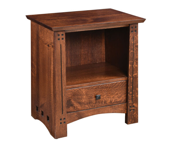 Olde Town Mission 1 Drawer Nightstand