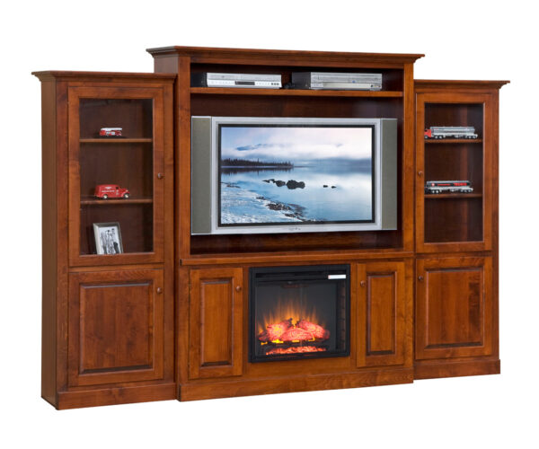 Entertainment Center with 23" Fireplace