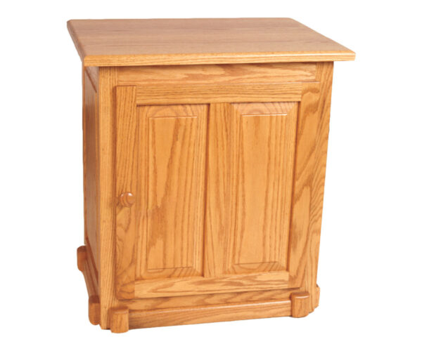 Square Raised-Panel End Table
