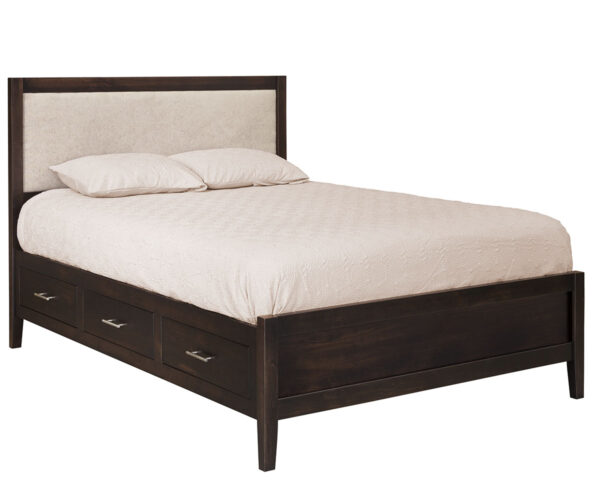 Albany Upholstered Panel Bed With Underbed Storage