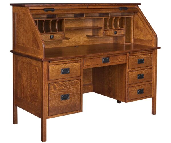 Post Mission Rolltop Desk