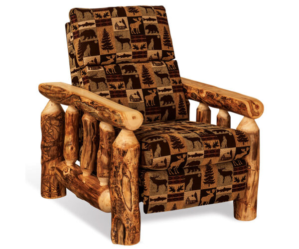 Recliner with Mealey Fabric