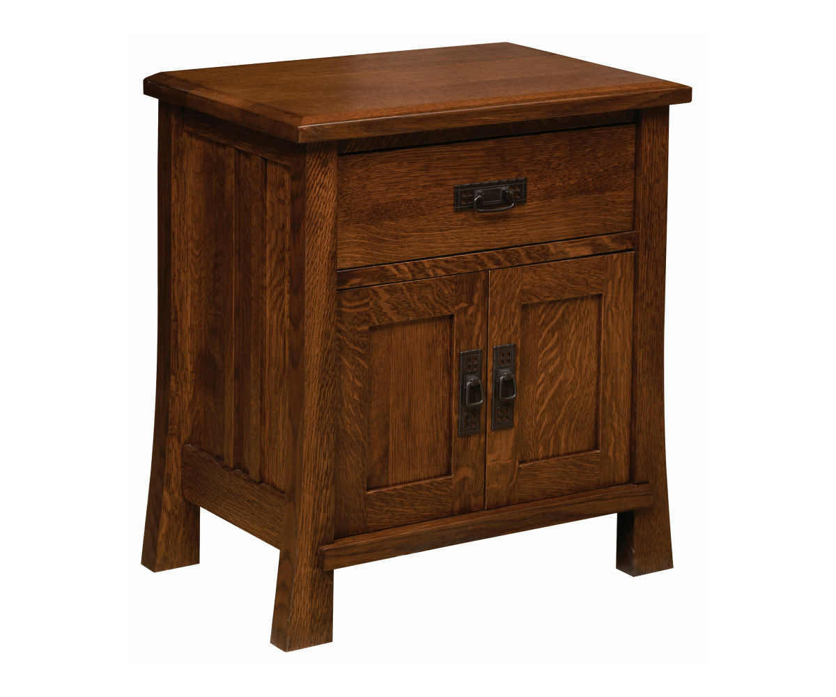 Grant 1 Drawer Nightstand With Doors