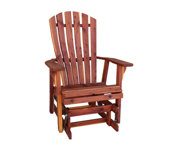 Lumbar Support Adirondack Glider Chair