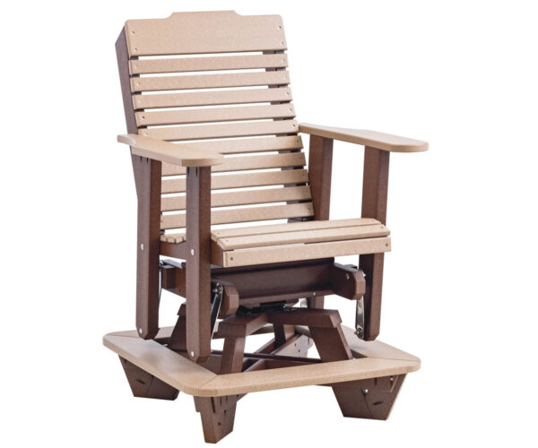 Curve Back Counter Height Swivel Glider - 2'