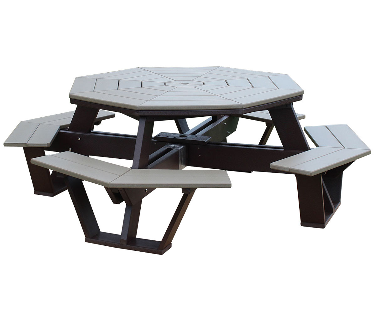 EZ Access 54" Octagon Picnic Table