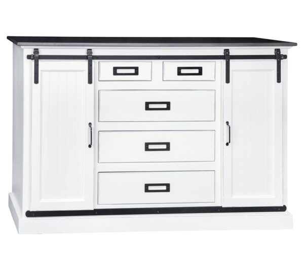 Barn Door Dresser Cabinet