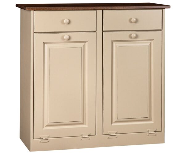 Double Trash Bin Cabinet