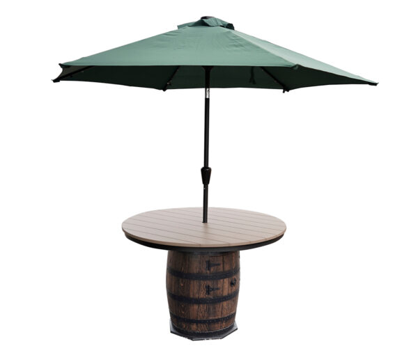 Whiskey Barrel Table