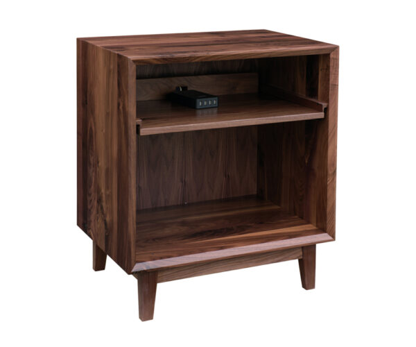 Palm Springs Open Nightstand with Pullout Shelf
