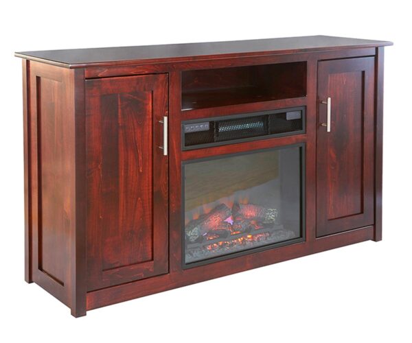 57" TV Stand with 23" Fireplace