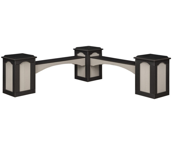 L-Shaped Classic Planter Bench