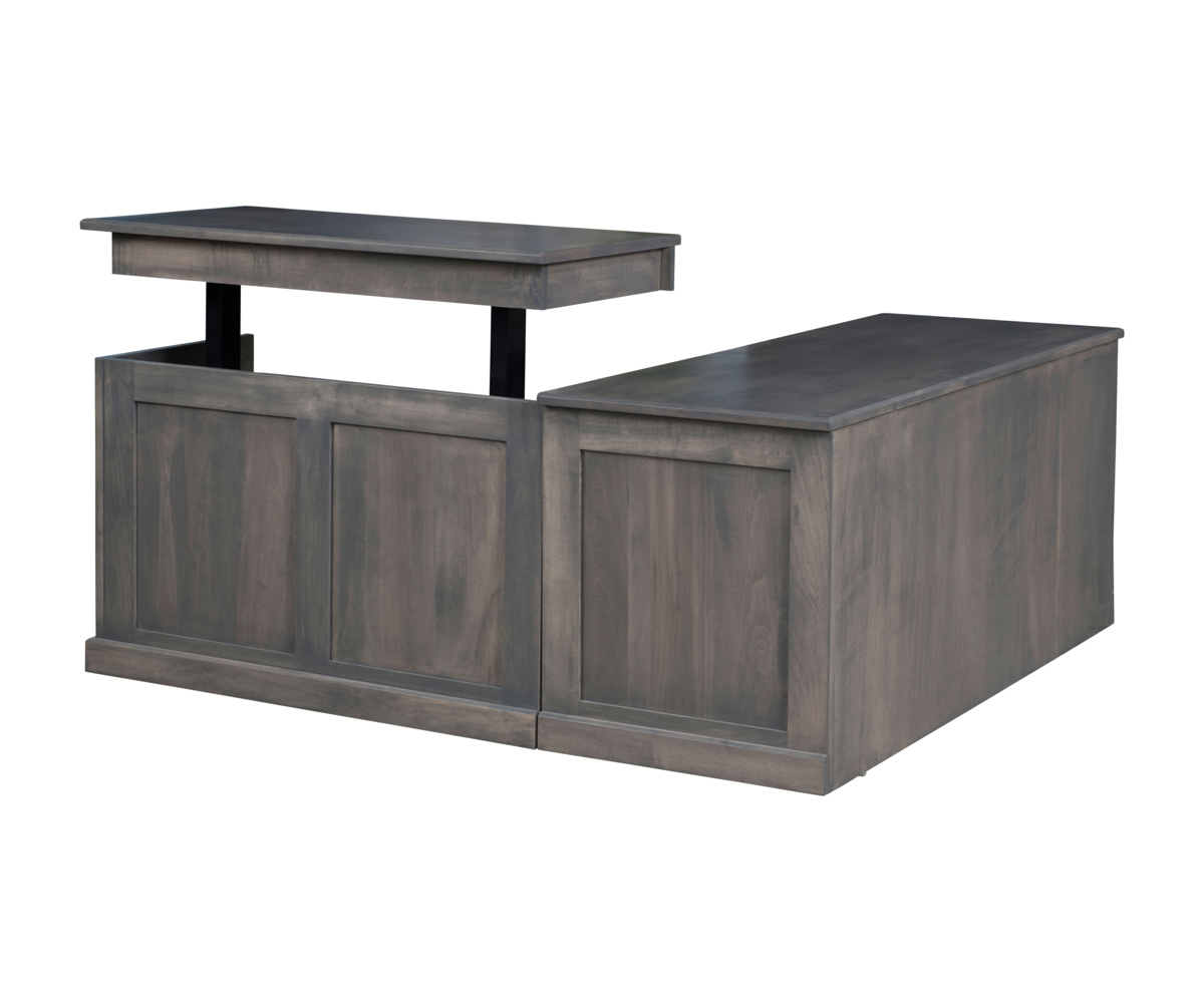 Urban L Desk With Adjustable Return - Image 2