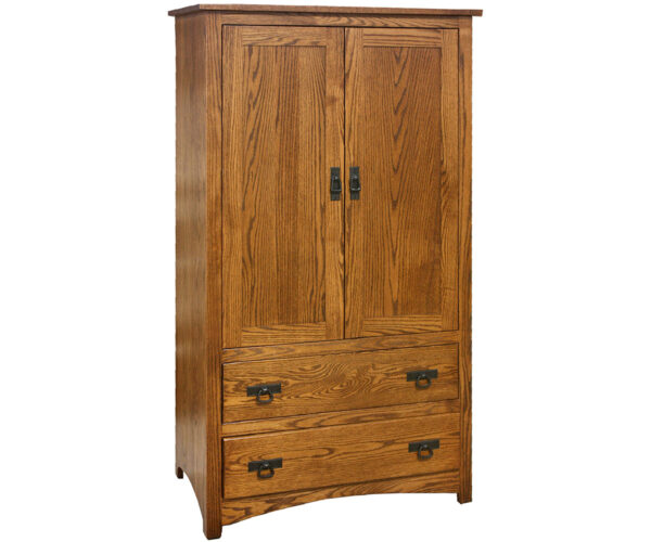 Shaker 2 Drawer Armoire