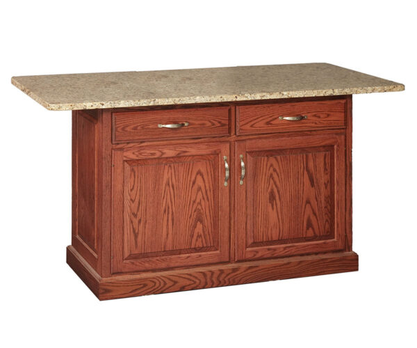 Traditional Island With Granite Top