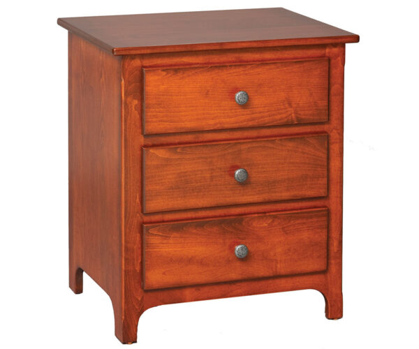 Plymouth 3 Drawer Nightstand