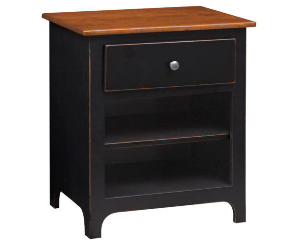 Plymouth 1 Drawer Nightstand with Open Shelf