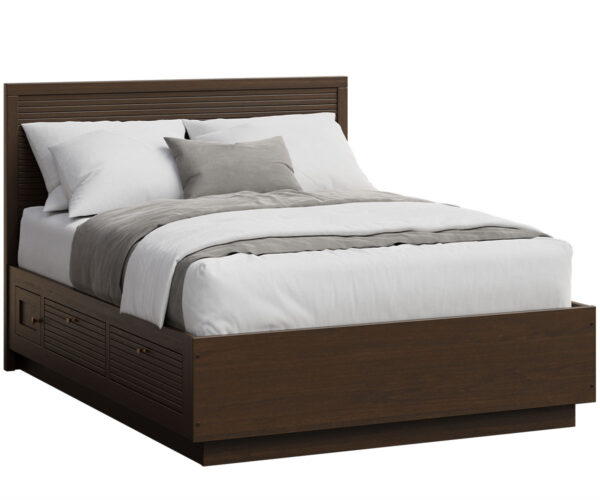 Bradenton Queen Bed with Drawer Units
