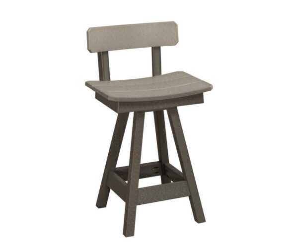 Swivel Bar Stool With Back