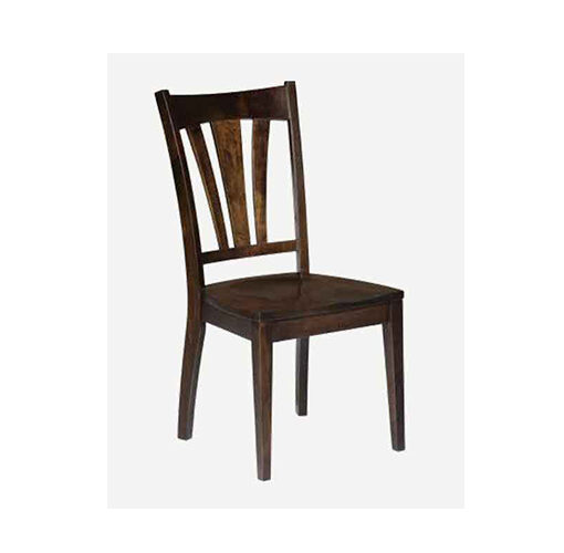 Fusion Designs Amish - Side Chair - Wood Seat