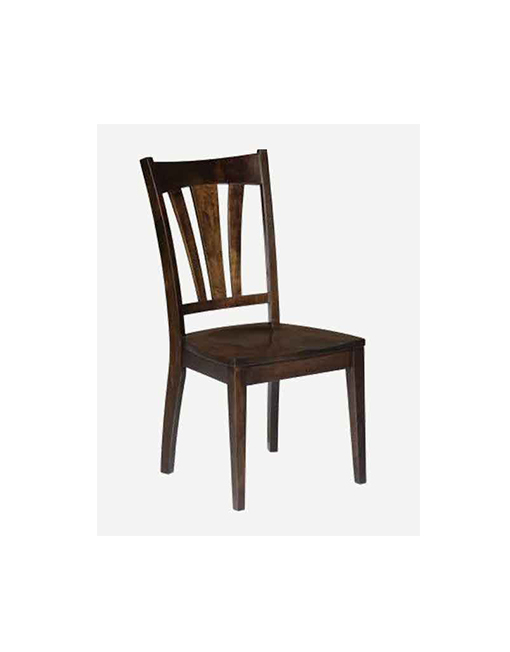 Fusion Designs Amish - Side Chair - Wood Seat