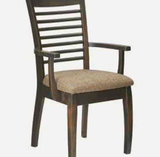 Fusion Designs Amish Arm Chair - Leather Seat