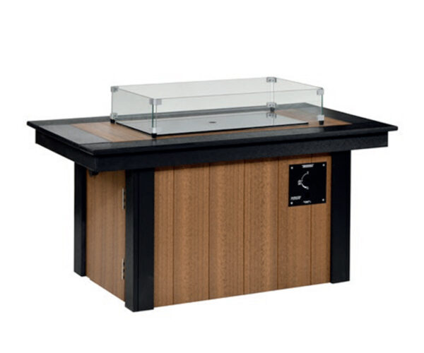 Lina 24" x 48" Conversation Height Fire Pit