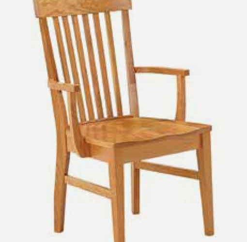 Fusion Designs Amish - Arm Chair - Fabric Seat