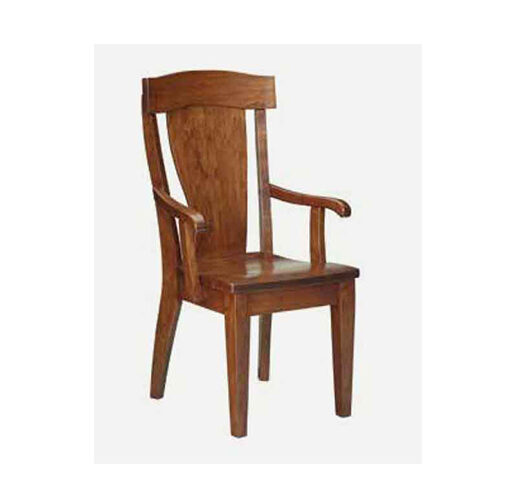 Fusion Designs Amish Arm Chair - Wood Seat
