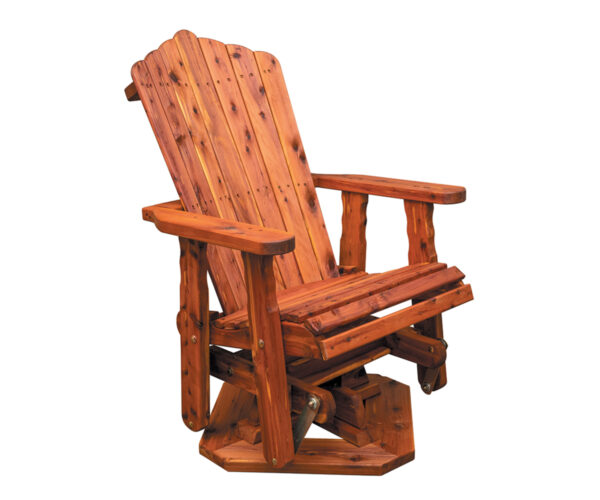 23" Adirondack Swivel Glider