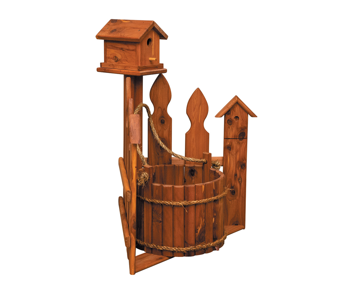 Large Corner Picket Fence Planter - Image 2