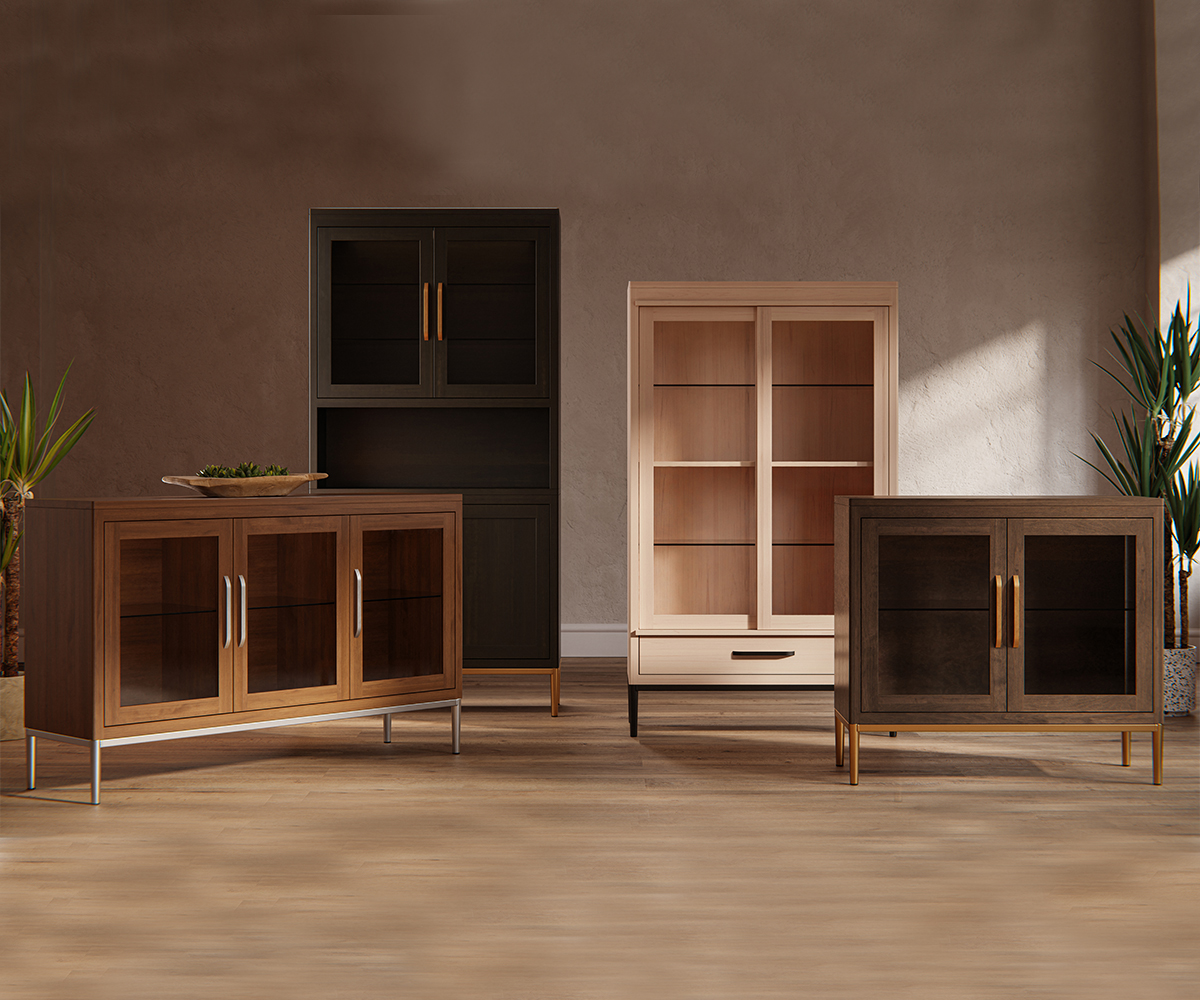 Cora Rose 2 Door Hutch - Image 2