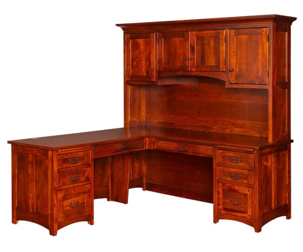 Belmont L-Desk and Hutch