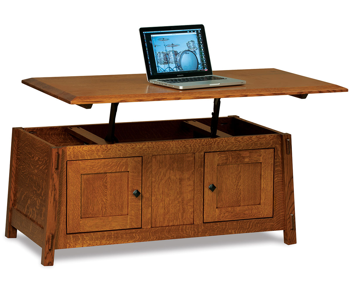 Colbran Enclosed Lift Top Coffee Table