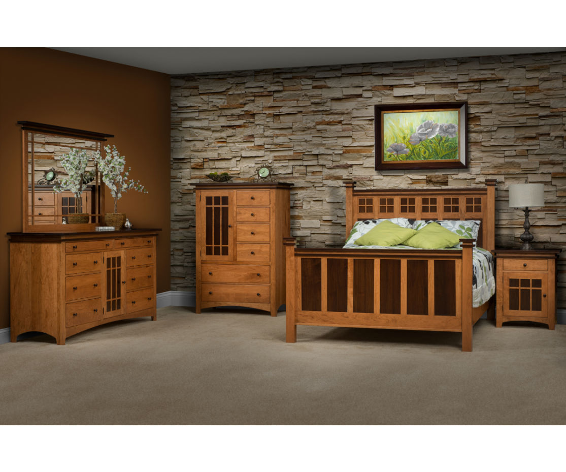 Maple Creek Triple Dresser with Tray - Image 2