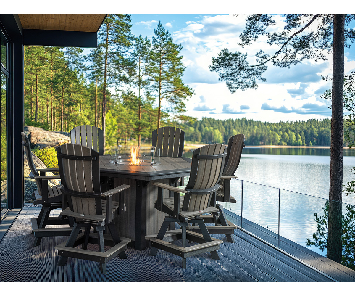 Hexagon Fire Pit Table - Image 2