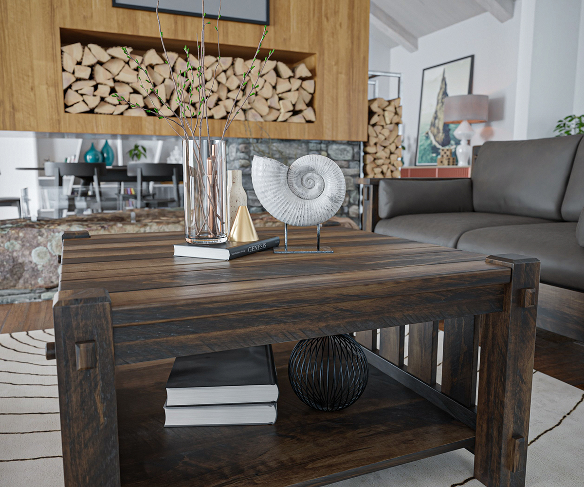 Beaumont 36" Square Coffee Table - Image 3