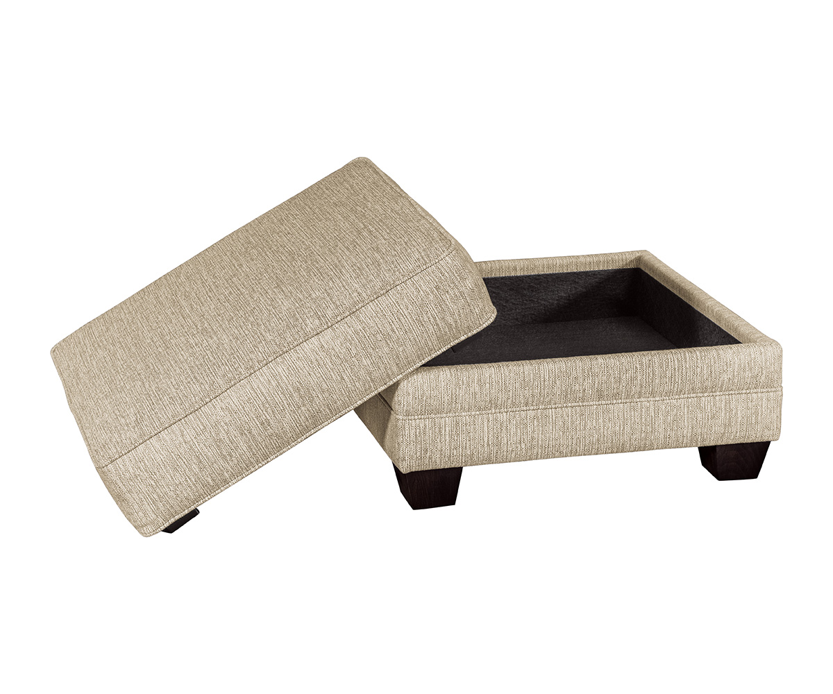 Ellington 26" Footstool with Storage - Image 2
