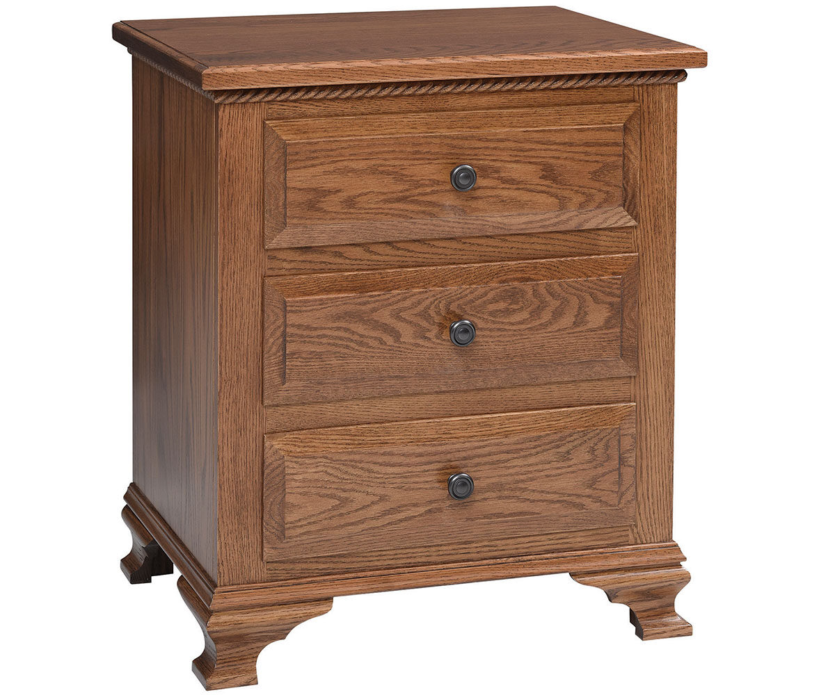 Berkshire 3 Drawer Nightstand