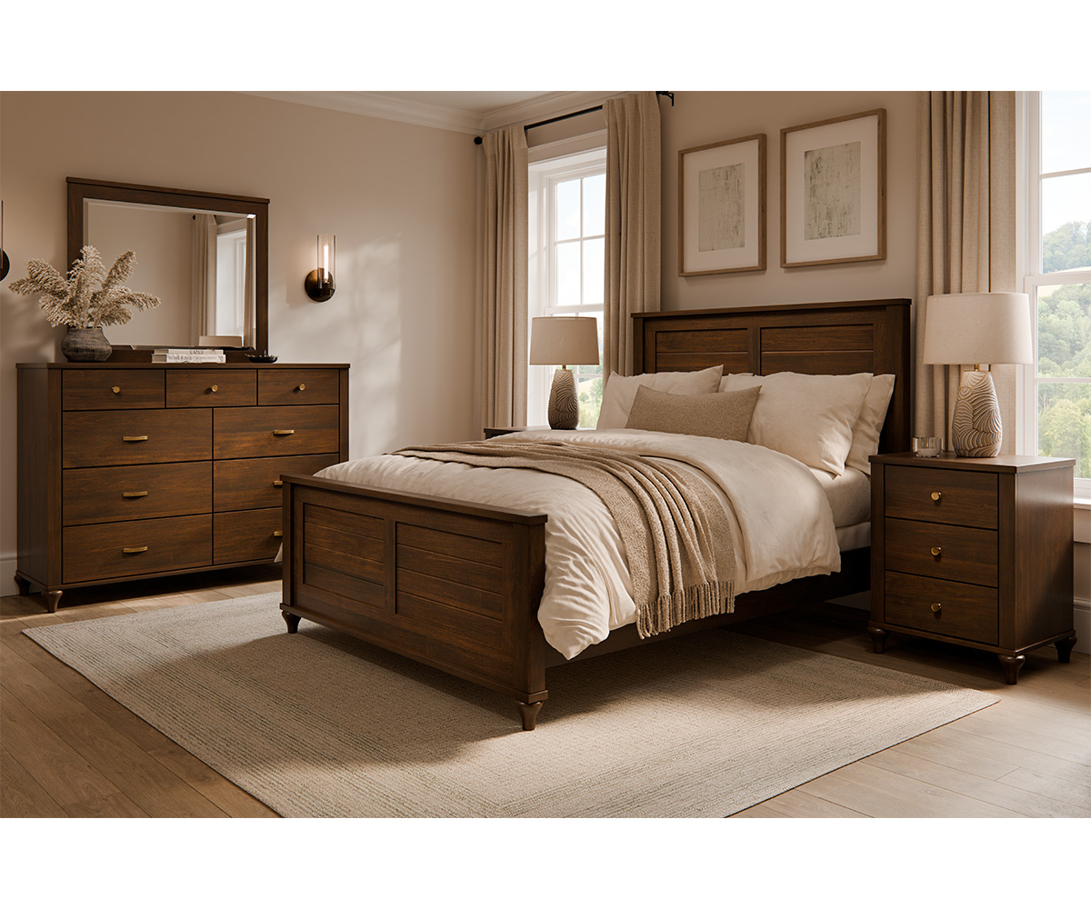 Alcan Three-Drawer Nightstand - Image 2