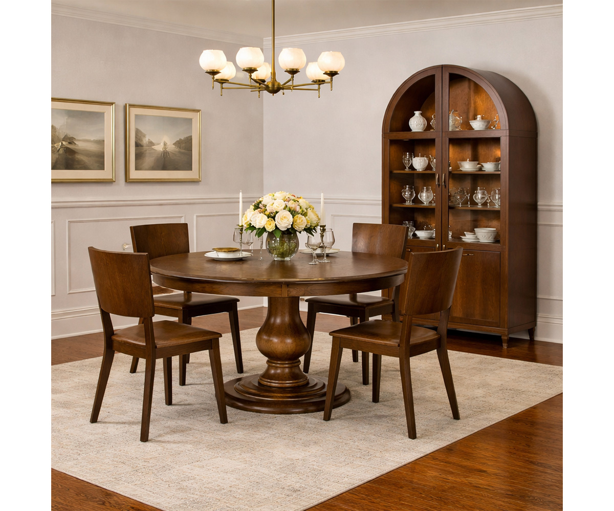 Murdoch Pedestal Table - Image 2