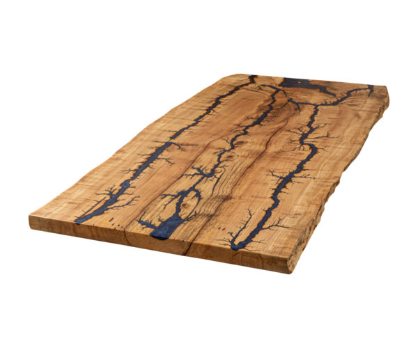 Deep Blue Maple Lightening Slab